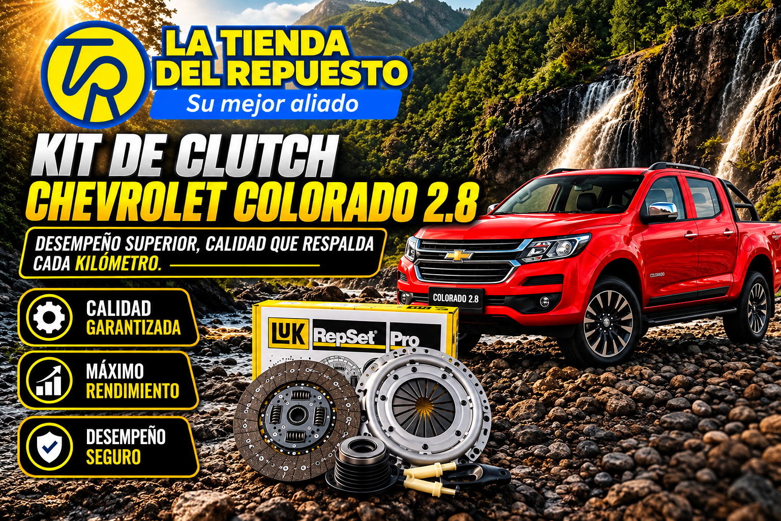 Kit de embrague para Chevrolet Colorado